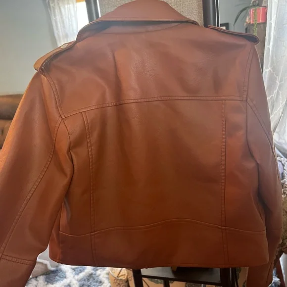7 For All ManKind- faux leather jacket - Picture 6 of 10